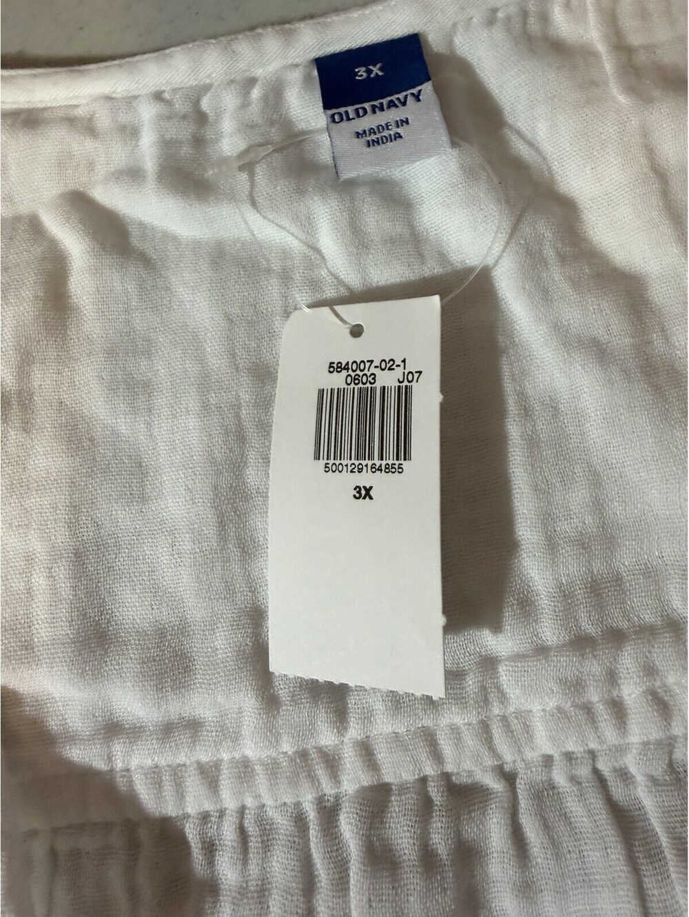 Old Navy Textured Top Ruffled Sleeves Womens 3X Cottage Core New - Picture 7 of 10
